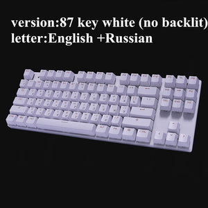 Metoo  Edition Mechanical Keyboard 87 keys Blue