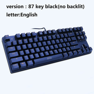 Metoo  Edition Mechanical Keyboard 87 keys Blue