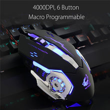 Macro Programmable Gaming Mouse 4000DPI 6 Button